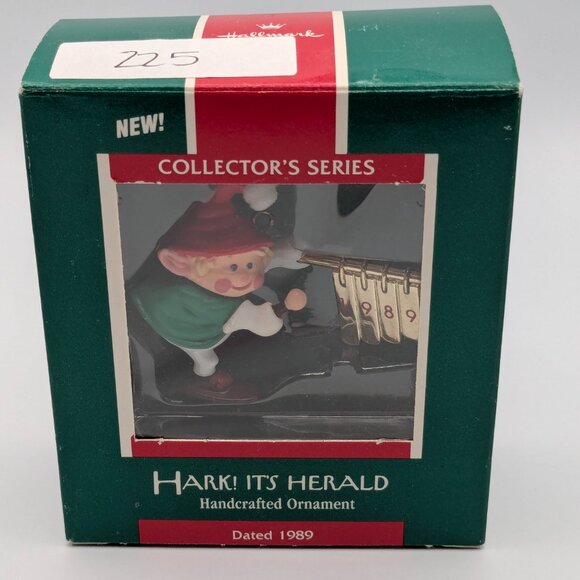 Hallmark Keepsake Hark! It's Herald 1989, 1st in the Series, Vintage Ornament - Picture 8 of 10